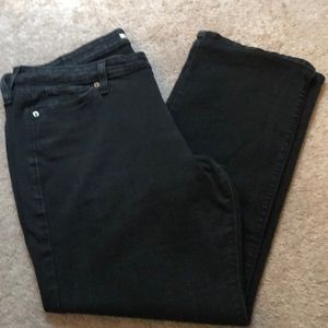 Faded Black Levi Straight Jean